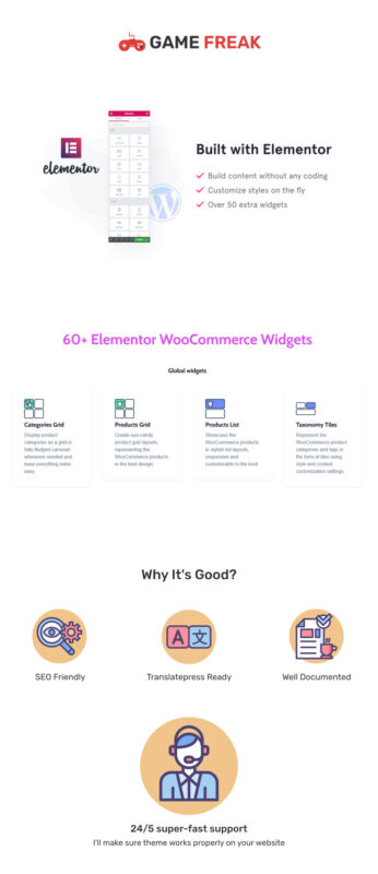 Game Freak - Gaming Devices & Accessories Store WooCommerce Elementor Template - Features Image 1