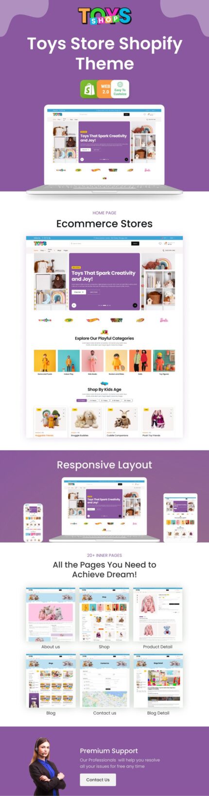 Toys Shop - Online Toys Store Shopify Theme - Features Image 1