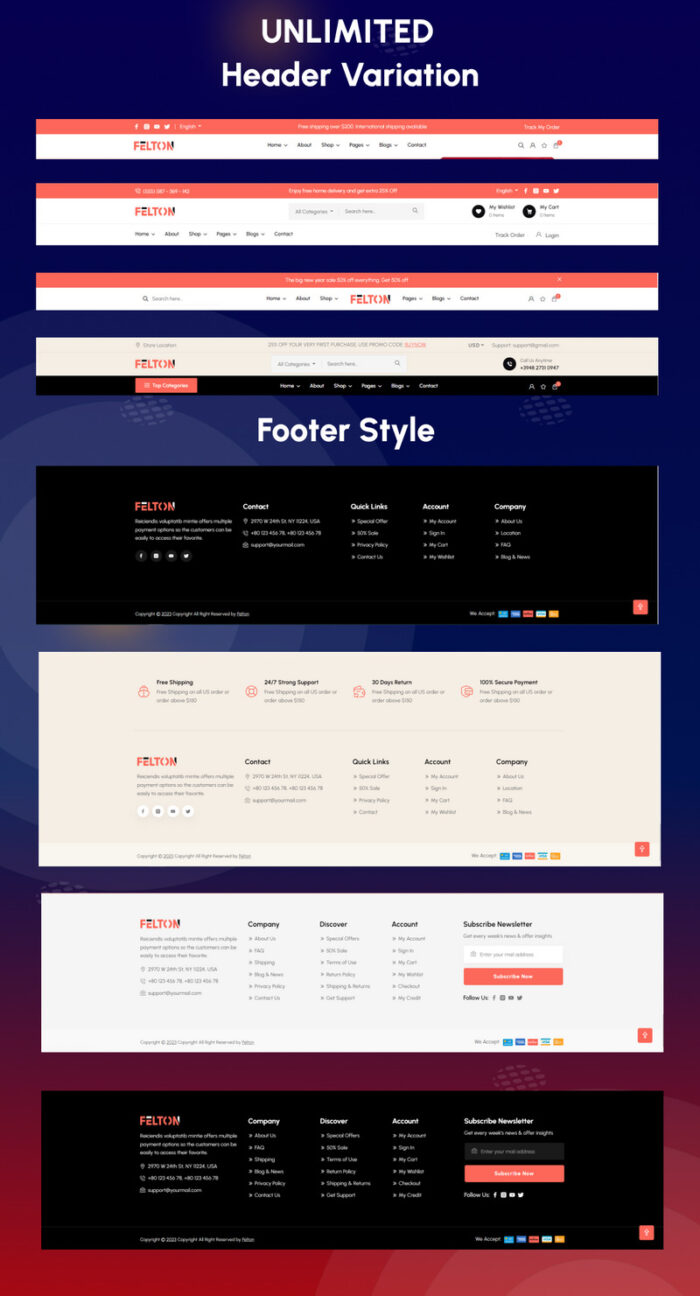 Felton - Fashion E-Commerce Shopify Theme - Features Image 2