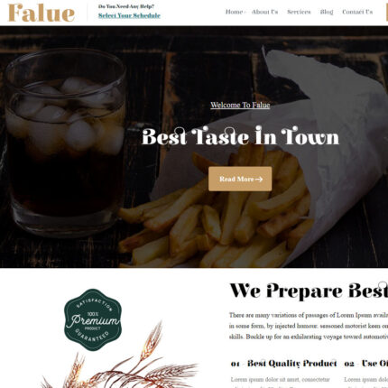 Falue - Bakery Food WordPress Theme - Features Image 1