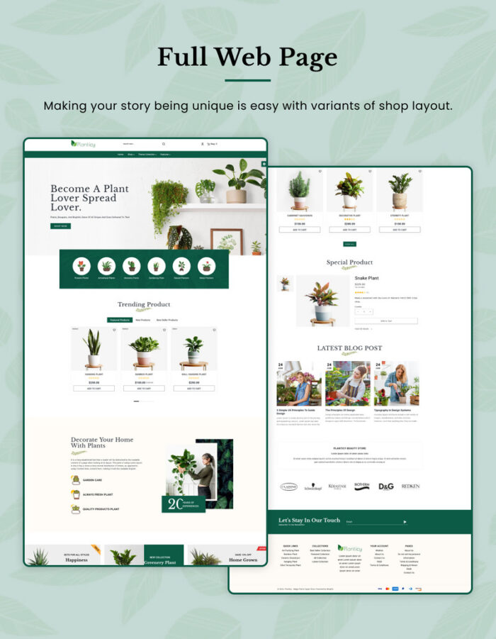 Planticy Nursery–Interior & House–Furniture Shopify 2.0 Premium Responsive Theme - Features Image 4