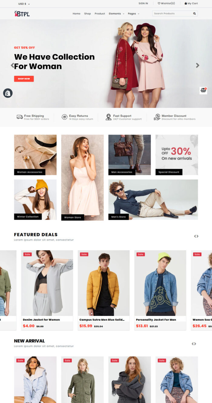 BTPL Fashion - Responsive Shopify Theme - Features Image 1