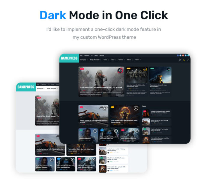 GamePress - Gaming News WordPress Theme - Features Image 7