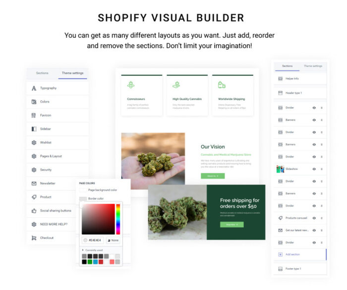 Apparelix Cannabis and Medical Marijuana Store Shopify Theme - Features Image 2