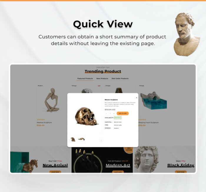 Art king Mega art–pottery crafts–gift Super Premium Responsive Shopify 2.0 Theme - Features Image 10