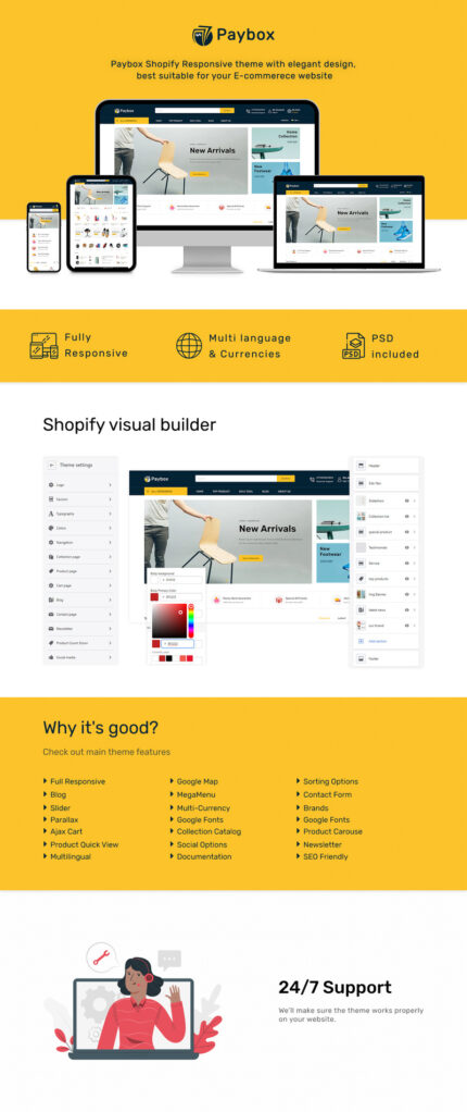 Paybox - Multi-Purpose Electronic Shopify Theme - Features Image 1