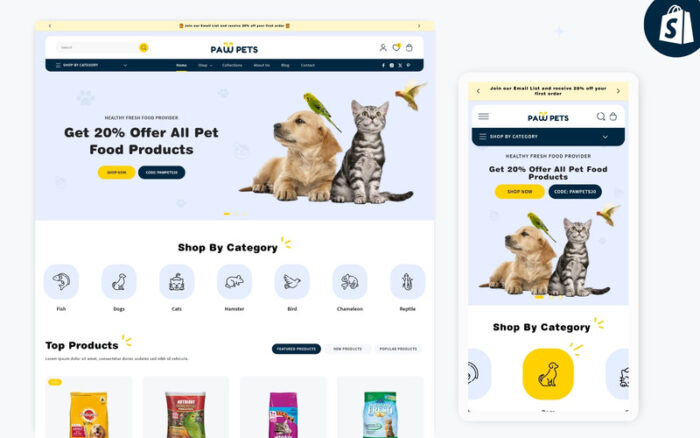 PawPets  - Best Shopify 2.0 Pets Theme - Features Image 1