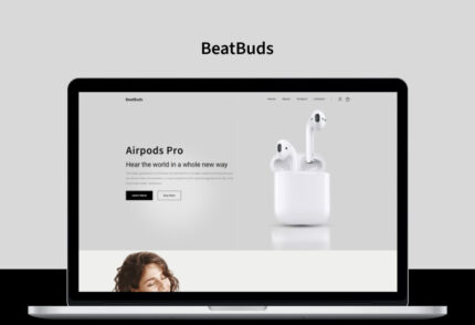 BeatBuds - Wireless Earbuds Elementor Landing Page - Features Image 1