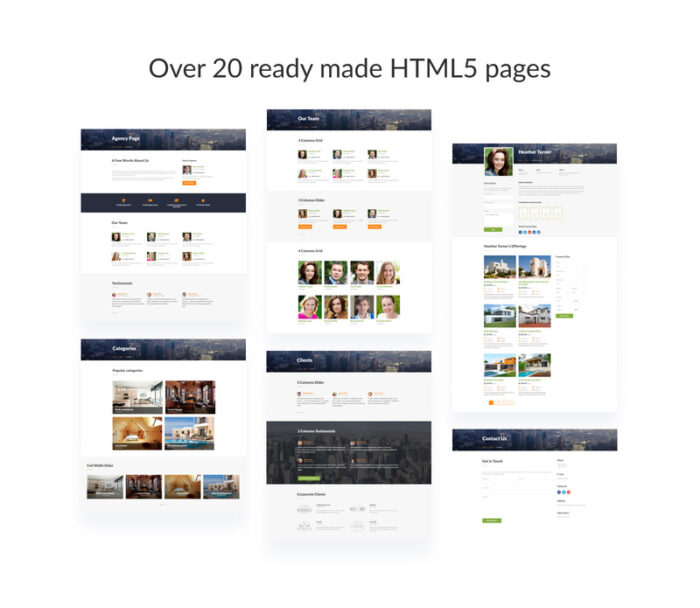 RealHouse - Real Estate Multipage HTML5 Website Template - Features Image 2