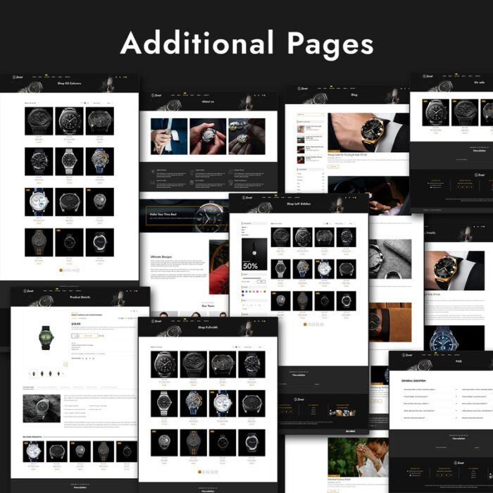 Zwat - Watch Store eCommerce HTML Template - Features Image 2