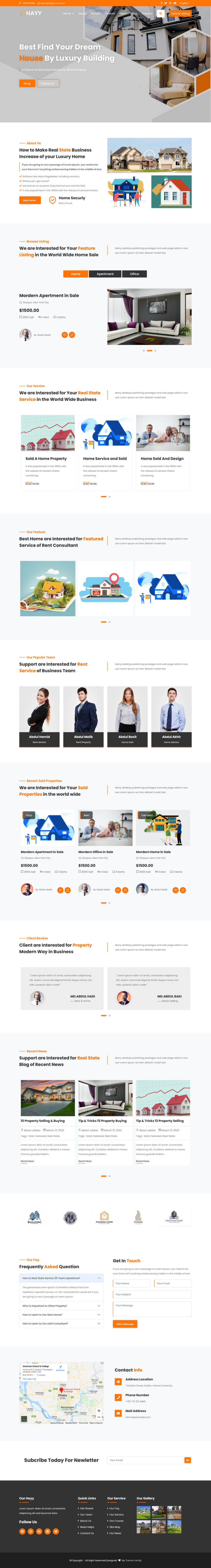 Hayy - Real State HTML5 Landing Page Template - Features Image 1