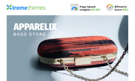 Apparelix Bags Store Shopify Theme - Features Image 1