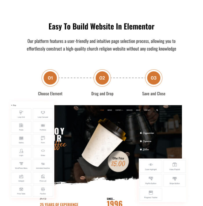 Coffee House - Cafe & Coffee Shop Ready to Use Elementor Kit - Features Image 3
