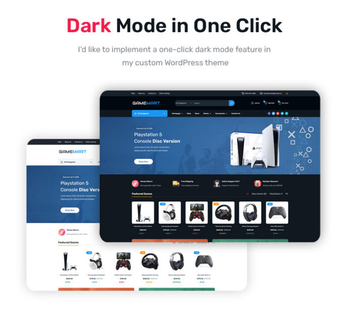 GameMart - Game Store WooCommerce WordPress Theme - Features Image 6