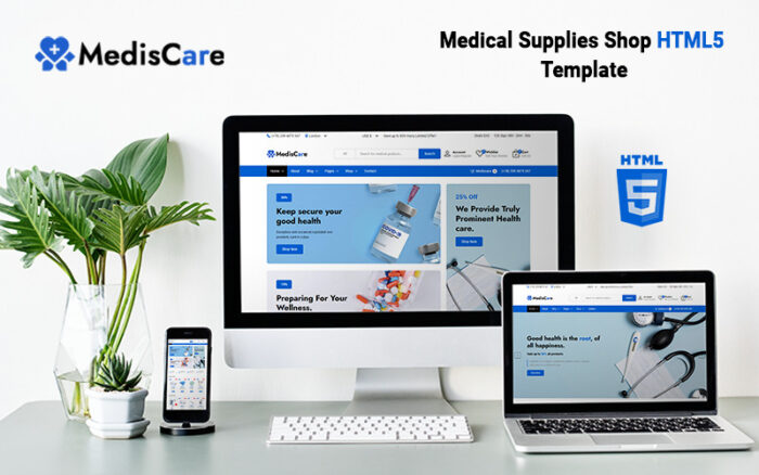 Mediscare - Medical Supplies Shop HTML Template - Features Image 1