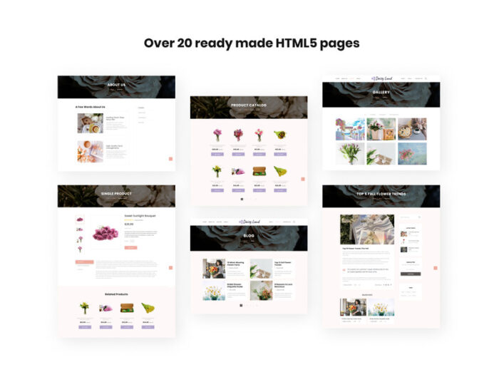 Florie - Flower Shop HTML5 Template - Features Image 3