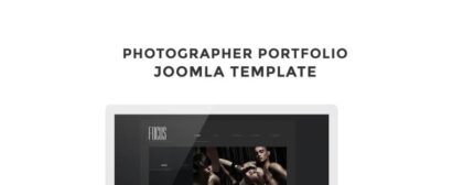 Photographer Portfolio Responsive Joomla Template - Features Image 1