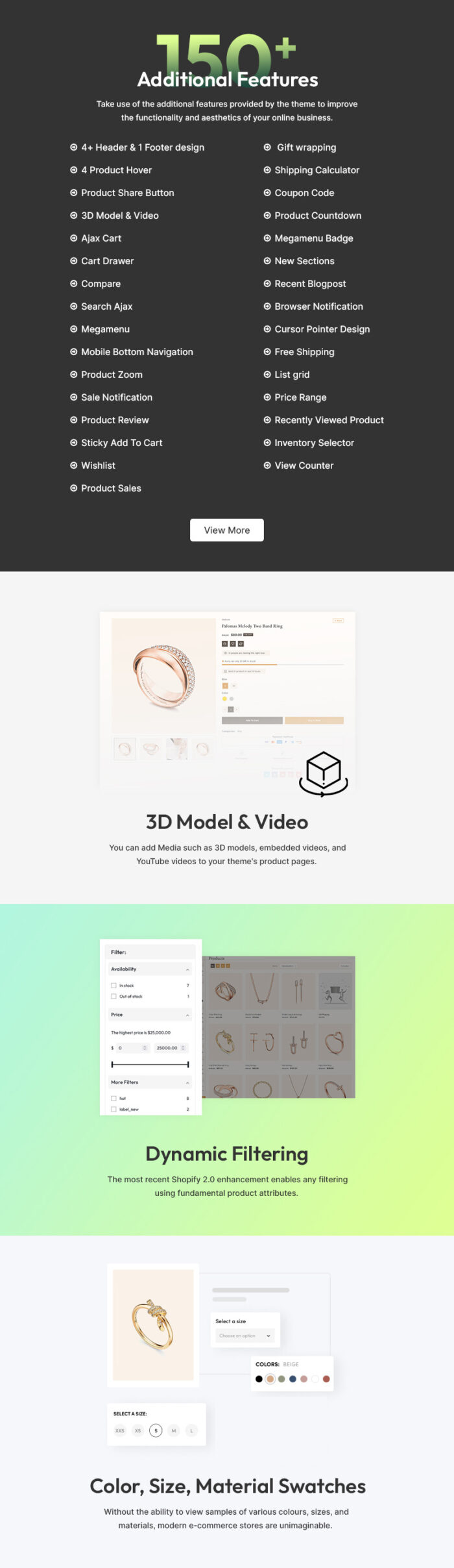 Starshine - Modern Jewelry Store Multipurpose Shopify 2.0 Responsive Theme - Features Image 5