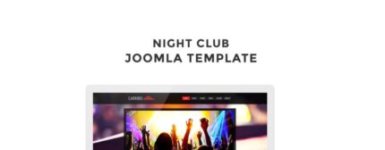 Night Club Joomla Template - Features Image 1