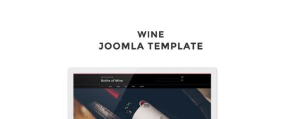 Bottle of Wine - Wine Elegant Joomla Template - Features Image 1