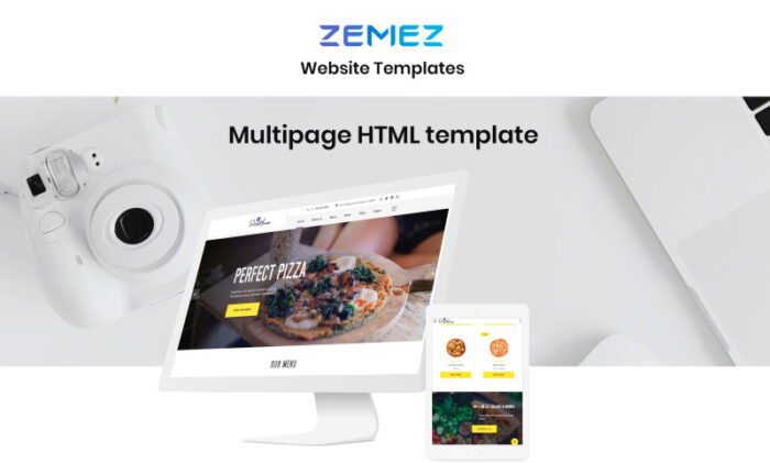 Pizza House Multipage HTML Website Template - Features Image 1