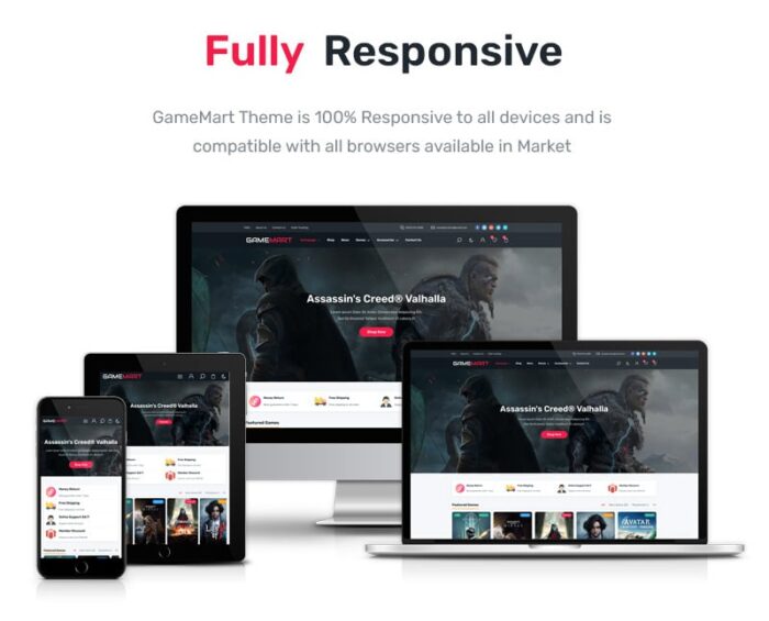 GameMart - Game Store WooCommerce WordPress Theme - Features Image 3