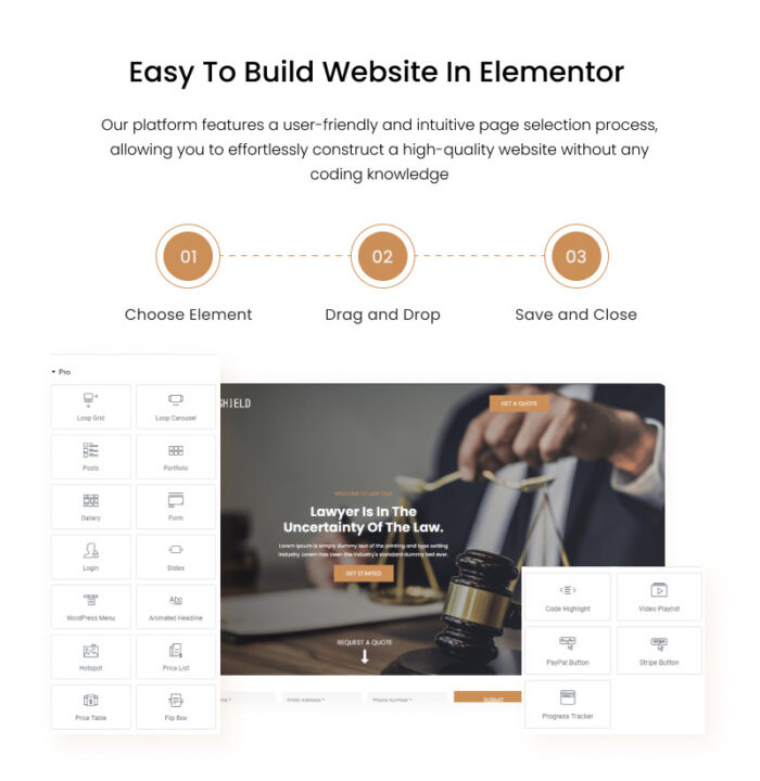 Law shield - Lawyer Services Elementor Landing Page Template - Features Image 2