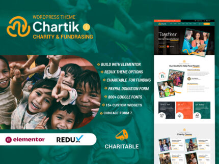 Chartik - NGO Charity and Awareness WordPress Theme - Features Image 1