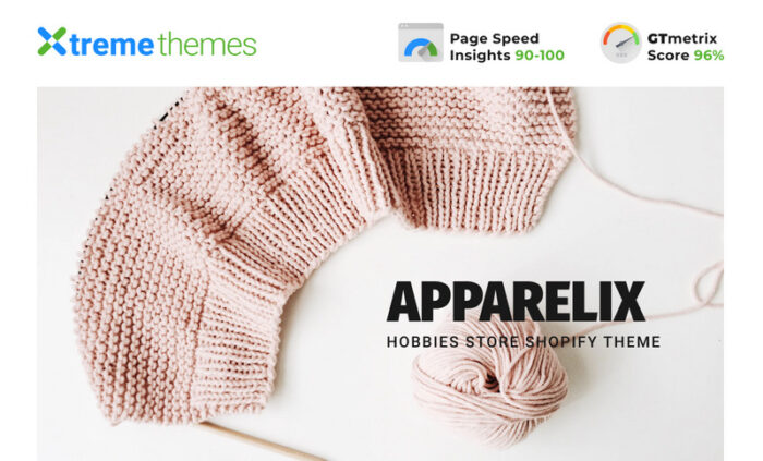 Apparelix Hobbies Store, Handmade Craft Shopify Theme - Features Image 1