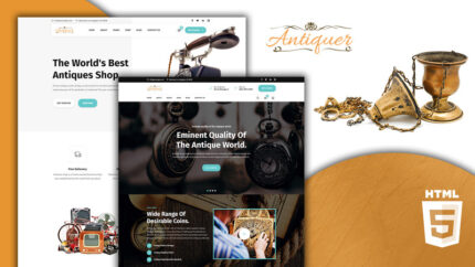 Antiquer Shop Yard Sale HTML5 Website Template - Features Image 1