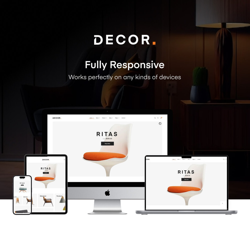 Decor Elementor Prestashop theme - Features Image 1