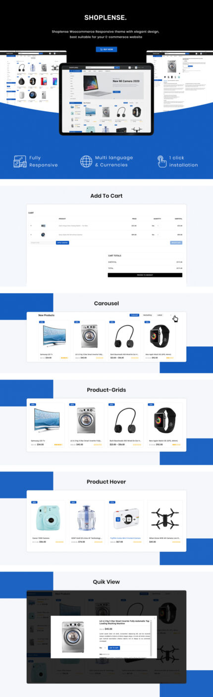 Shoplense - Electronics Premium WooCommerce Theme - Features Image 1