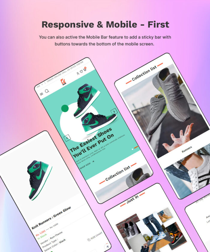 Run - Shoes & & Accessory High level Shopify 2.0 Multi-purpose Responsive Theme - Features Image 7