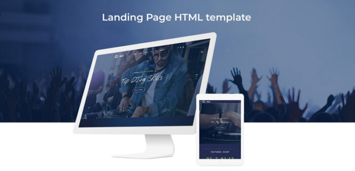 JD Mix - Music Festival Creative HTML Bootstrap Landing Page Template - Features Image 2