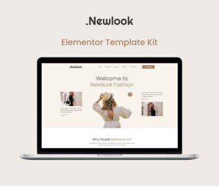 Newlook - Fashion and Clothing Elementor Template Kit - Features Image 1