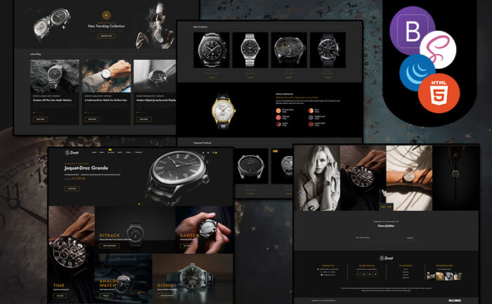 Zwat - Watch Store eCommerce HTML Template - Features Image 1
