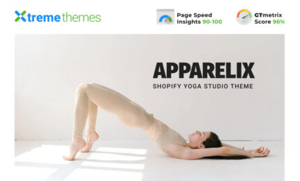 Apparelix Shopify Yoga Studio Theme - Features Image 1