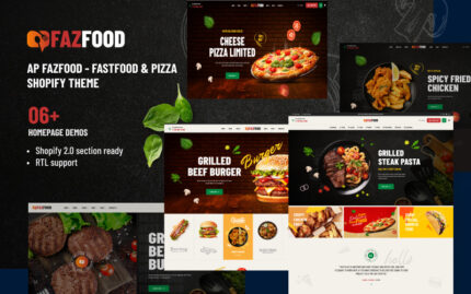 Ap Fazfood - Fastfood Restaurant Shopify Theme - Features Image 1