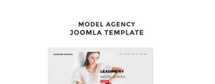 Fashion School - Model Agency Responsive Modern Joomla Template - Features Image 1