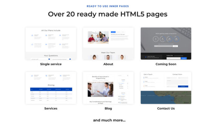 Expace - Web Development Multipage Clean HTML Website Template - Features Image 3