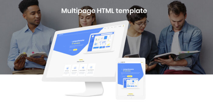 Maxicode - IT Company Multipage Creative HTML Website Template - Features Image 2