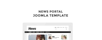 News Portal Responsive Joomla Template - Features Image 1