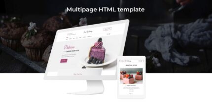 Sweet Bakery - Cake Shop Responsive Bootstrap 5 Website Template - Features Image 1