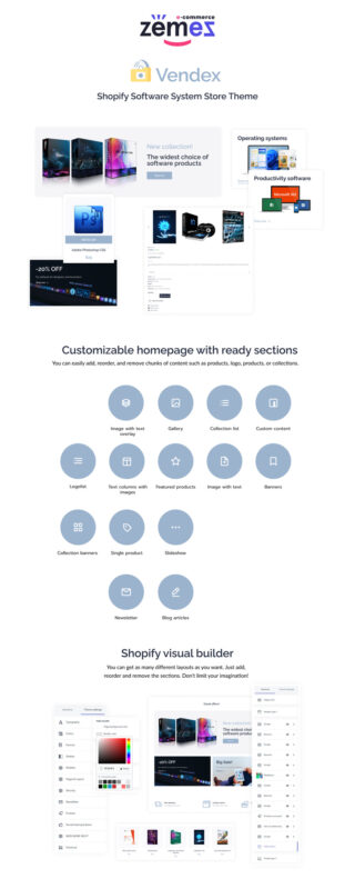 Vendex - Shopify Software System Store Theme - Features Image 1