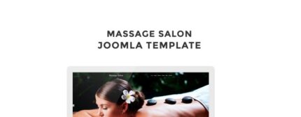 Massage Salon Ready-to-Use Modern Joomla Template - Features Image 1