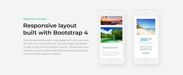 Travel Guide - Travel Agency Clean HTML Bootstrap Landing Page Template - Features Image 6