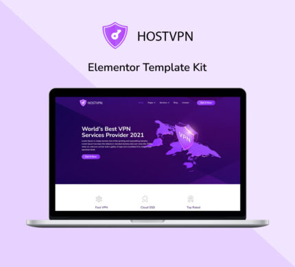 HOSTVPN - Hosting Company  Ready to Use Elementor Kit - Features Image 1