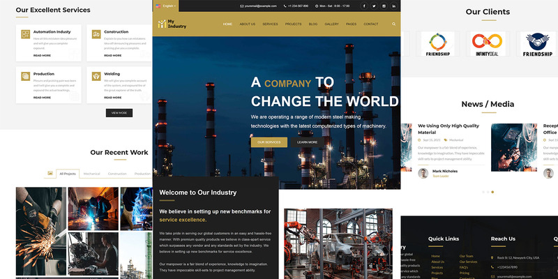 MyIndustry - Industrial Responsive Html Template - Features Image 1