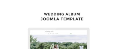 Courtney & Kurt - Wedding AlbumCreative Joomla Template - Features Image 1