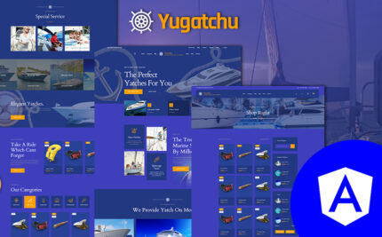 Yugatchu Yacht and Boat Rental Angular JS Template - Features Image 1